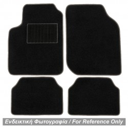 TYPE-B UNIVERSAL ΠΑΤΑΚΙΑ ΜΟΚΕΤΑ (ΜΑΥΡΟ ΜΕ ΓΚΡΙ ΡΕΛΙ) - 4 ΤΕΜ. Διεθνή Πατάκια 4τεμ