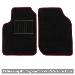 ΜΑΡΚΕ ΠΑΤΑΚΙΑ ΜΟΚΕΤΑ ΓΙΑ MERCEDES SMART 450 1998-2006 ΜΑΥΡΟ ΜΕ ΚΟΚΚΙΝΟ ΡΕΛΙ RACE AXION - 2 ΤΕΜ. Mercedes