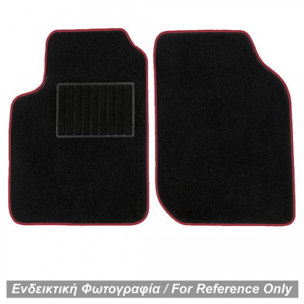 ΜΑΡΚΕ ΠΑΤΑΚΙΑ ΜΟΚΕΤΑ ΓΙΑ MERCEDES SMART 450 1998-2006 ΜΑΥΡΟ ΜΕ ΚΟΚΚΙΝΟ ΡΕΛΙ RACE AXION - 2 ΤΕΜ. Mercedes