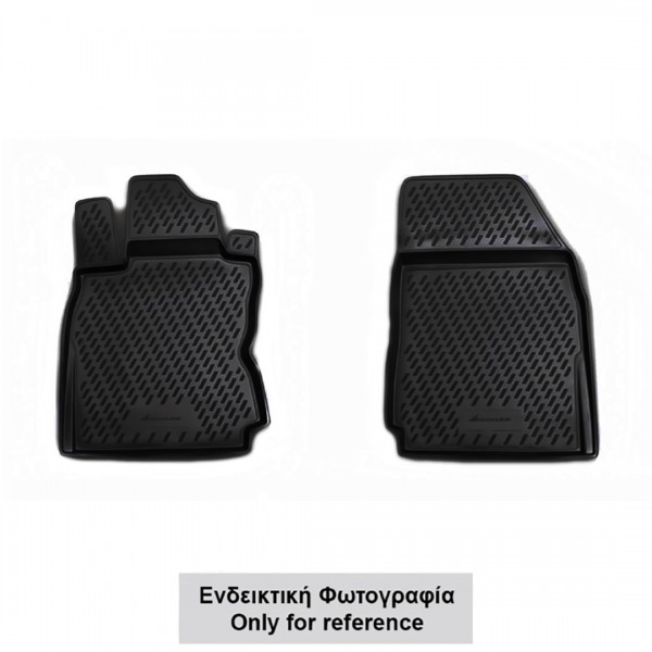 ΜΑΡΚΕ ΠΑΤΑΚΙΑ ΣΕ ΣΚΑΦΗ TPE ΛΑΣΤΙΧΟ ΓΙΑ FIAT DOBLO 2010+ / CARGO MAXI 2010+  ΣΕ ΜΑΥΡΟ ΧΡΩΜΑ NOVLINE - 2 ΤΕΜ. Fiat
