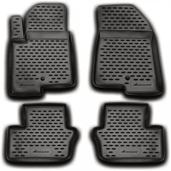 ΜΑΡΚΕ ΠΑΤΑΚΙΑ ΣΕ ΣΚΑΦΗ TPE ΛΑΣΤΙΧΟ ΓΙΑ JEEP LIBERTY 2007+  ΣΕ ΑΝΘΡΑΚΙ ΣΚΟΥΡΟ ΓΚΡΙ ΧΡΩΜΑ NOVLINE - 4 ΤΕΜ. Jeep