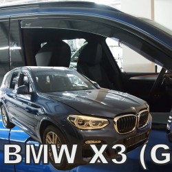 ΑΝΕΜΟΘΡΑΥΣΤΕΣ ΓΙΑ BMW X3 G01 5D 2017-2021 ΖΕΥΓΑΡΙ ΑΠΟ ΕΥΚΑΜΠΤΟ ΦΙΜΕ ΠΛΑΣΤΙΚΟ HEKO - 2 ΤΕΜ. ΑΝΕΜΟΘΡΑΥΣΤΕΣ