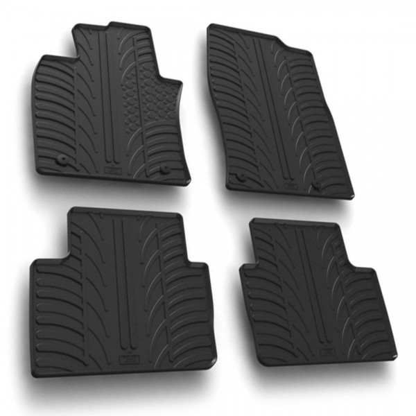 ΜΑΡΚΕ ΠΑΤΑΚΙΑ ΣΕ ΣΚΑΦΗ ΛΑΣΤΙΧΟ ΓΙΑ MAZDA CX-30 09/2019+ SUMISURA ΣΕ ΜΑΥΡΟ ΧΡΩΜΑ ME ΚΟΥΜΠΩΜΑΤΑ LAMPA - 4 ΤΕΜ. Mazda