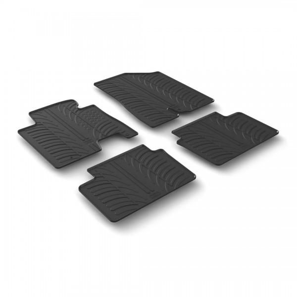 ΜΑΡΚΕ ΠΑΤΑΚΙΑ ΣΕ ΣΚΑΦΗ ΛΑΣΤΙΧΟ ΓΙΑ KIA CEED 5D 2012-09/2018 / HYUNDAI I30 SW 3D / 5D 2012-04/2017 SUMISURA ΣΕ ΜΑΥΡΟ ΧΡΩΜΑ ME ΚΟΥΜΠΩΜΑΤΑ LAMPA - 4 ΤΕΜ. Hyundai