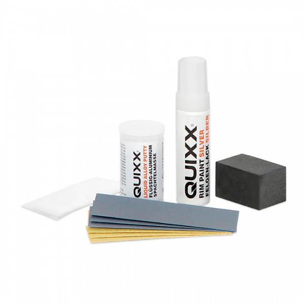KIT ΕΠΙΣΚΕΥΗΣ ΓΙΑ ΖΑΝΤΕΣ ΑΛΟΥΜΙΝΙΟΥ (16 gr + 12 ml) WHEEL REPAIR KIT QUIXX Χημικά Επισκευής