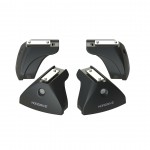 ΣΤΑΝΤΑΡ ΠΟΔΙ ΜΕ ΚΑΠΑΚΙΑ ΚΑΙ ΚΛΕΙΔΑΡΙΑ  EVOS LP LOW PROFILE (111x 70mm ) ΧΑΜΗΛΟ ΠΡΟΦΙΛ NORDRIVE - 4 ΤΕΜ. Άκρα για Μπάρες