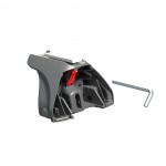 ΣΤΑΝΤΑΡ ΠΟΔΙ ΜΕ ΚΑΠΑΚΙΑ ΚΑΙ ΚΛΕΙΔΑΡΙΑ  EVOS LP LOW PROFILE (111x 70mm ) ΧΑΜΗΛΟ ΠΡΟΦΙΛ NORDRIVE - 4 ΤΕΜ. Άκρα για Μπάρες