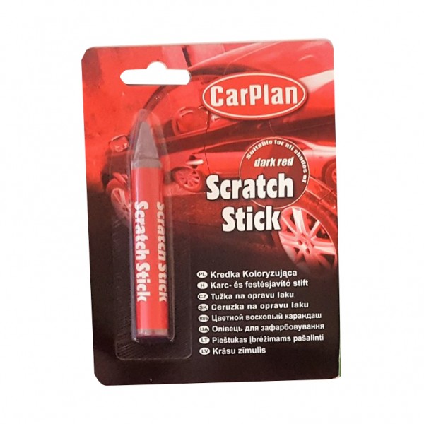 ΣΤΙΚ ΜΑΡΚΑΔΟΡΟΣ ΑΦΑΙΡΕΣΗΣ ΓΡΑΤΖΟΥΝΙΩΝ ΓΙΑ ΣΚΟΥΡΟ ΚΟΚΚΙΝΟ ΧΡΩΜΑ CARPLAN SCRATCH STICK DARK RED 1ΤΕΜ Χημικά