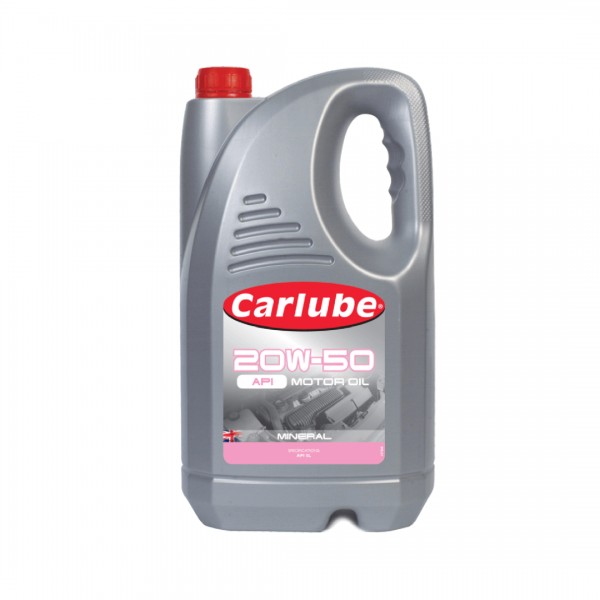 ΛΑΔΙ ΚΙΝΗΤΗΡΑ 20W-50 ΟΡΥΚΤΕΛΑΙΟ API CARLUBE 5L Λάδια Βαλβολίνες