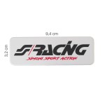 ΜΕΤΑΛΛΙΚΟ ΑΥΤΟΚΟΛΛΗΤΟ LOGO ''SIMONI RACING'' ΑΛΟΥΜΙΝΙΟΥ 94x32mm SIMONI RACING - 1ΤΕΜ. Αυτοκόλλητα Διακοσμητικά