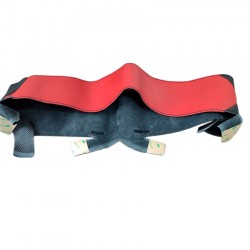 SEAT IBIZA "99->ΚΑΛΥΜΜΑ ΤΙΜΟΝΙΟΥ ΚΟΚΚΙΝΟ/ΜΑΥΡΟ Ραφτά καλύμματα τιμονιού