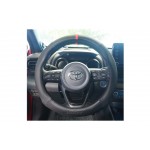 ΚΑΛΥΜΜΑ ΤΙΜΟΝΙΟΥ RACE CARBON LOOK  ΜΑΥΡΟ/CARBON/ΔΑΚΤΥΛΙΔΙ ΚΟΚΚΙΝΟ ΟΙΚΟΛΟΓΙΚΟ ΔΕΡΜΑ 37-39cm SIMONI RACING - 1 TEM. Διάμετρος 37-39 cm