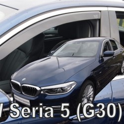 ΑΝΕΜΟΘΡΑΥΣΤΕΣ ΓΙΑ BMW ΣΕΙΡΑ 5 G30 / G31 4D/5D 2017-2021 ΖΕΥΓΑΡΙ ΑΠΟ ΕΥΚΑΜΠΤΟ ΦΙΜΕ ΠΛΑΣΤΙΚΟ HEKO - 2 ΤΕΜ. ΑΝΕΜΟΘΡΑΥΣΤΕΣ
