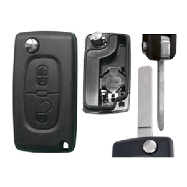 CITROEN BERLINGO / C2 / ΑΝΤΑΛΛΑΚΤΙΚΟ ΚΛΕΙΔΙ ΜΕ ΚΑΛΥΜΜΑ 2 ΚΟΥΜΠΙΩΝ/ ΛΑΜΑ VA2 (ΜΕ ΥΠΟΣΤΗΡΙΞΗ ΜΠΑΤΑΡΙΑΣ) (ΧΩΡΙΣ ΚΛΕΙΔΙ) DGA - 1 ΤΕΜ. CITROEN