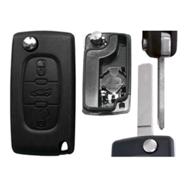 CITROEN BERLINGO ΑΝΑΔΙΠΛΟΥΜΕΝΟ ΑΝΤΑΛΛ.ΚΛΕΙΔΙ ΜΕ ΚΑΛΥΜΜΑ 3 ΚΟΥΜΠΙΩΝ/ ΛΑΜΑ VA2 (ME ΥΠΟΣΤΗΡΙΞΗ ΜΠΑΤΑΡ.) (ΧΩΡΙΣ ΚΛΕΙΔΙ) DGA - 1 ΤΕΜ. CITROEN