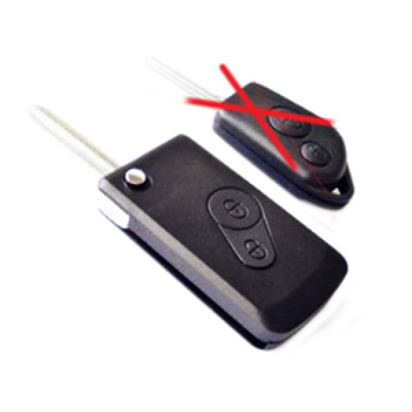 ΑΝΤΑΛΛΑΚΤΙΚΟ ΚΛΕΙΔΙ ΜΕ ΚΑΛΥΜΜΑ 2 ΚΟΥΜΠΙΑ 36 ΛΕΠΙΔΕΣ ΓΙΑ CITROEN BERLINGO / XSARA PICASSO - 1 ΤΕΜ. ΑΝΤΑΛΛΑΚΤΙΚΑ ΚΛΕΙΔΙΑ ΜΑΡΚΕ