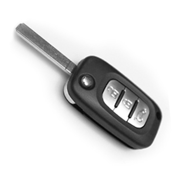 RENAULT CLIO III / MODUS ΑΝΑΔΙΠΛΟΥΜΕΝΟ ΑΝΤΑΛΛΑΚΤΙΚΟ ΚΛΕΙΔΙ ΜΕ ΚΑΛΥΜΜΑ 3 ΚΟΥΜΠΙΩΝ DGA - 1 ΤΕΜ. RENAULT