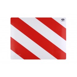 ΑΝΑΚΛΑΣΤΙΚΟ ΣΗΜΑ ΠΡΟΕΞΕΧΟΝΤΟΣ ΦΟΡΤΙΟΥ ΚΟΚΚΙΝΟ/ΑΣΠΡΟ ΔΕΞΙ AMIO - 1 τεμ. Πινακίδες και Σήμανση