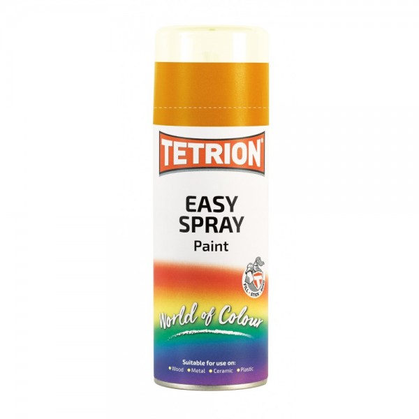 ΑΚΡΥΛΙΚΟ ΧΡΥΣΟ ΧΡΩΜΑ ΠΟΛΛΑΠΛΩΝ ΧΡΗΣΕΩΝ ΣΕ ΣΠΡΕΙ TETRION EASY SPRAY GOLD 400ML Χρωματιστά Spray