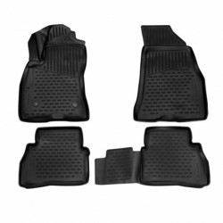 ΜΑΡΚΕ ΠΑΤΑΚΙΑ ΣΕ ΣΚΑΦΗ TPE ΛΑΣΤΙΧΟ ΓΙΑ FIAT DOBLO PANORAMA 2015+(ΜΑΥΡΟ) - 4 ΤΕΜ. Fiat