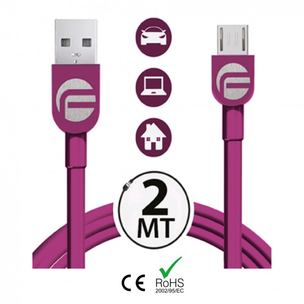 ΚΑΛΩΔΙΟ USB 2 ΣΕ 1 FIFO MICRO USB 213 cm (ΦΟΡΤΙΣΗΣ/ΣΥΓΧΡΟΝΙΣΜΟΥ) Φορτιστές 12 και 24V