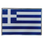 GREECE ΑΥΤΟΚΟΛΛΗΤΗ ΕΛΛΗΝΙΚΗ ΣΗΜΑΙΑ 10 X 6,8 cm ΜΠΛΕ/ΛΕΥΚΟ/ΧΡΩΜΙΟ ΜΕ ΕΠΙΚΑΛΥΨΗ ΣΜΑΛΤΟΥ- 1 ΤΕΜ. Αυτοκόλλητα Διακοσμητικά
