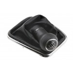 ΠΟΜΟΛΟ ΤΑΧΥΤΗΤΩΝ ΜΑΡΚΕ ΓΙΑ VW BORA 98>05/GOLF IV 98>05 ΜΕ ΕΝΔΕΙΞΗ 5 ΤΑΧΥΤΗΤΩΝ ΚΑΙ ΦΟΥΣΚΑ ΜΑΥΡΗ NTY Πόμολα και Φούσκες Ταχυτήτων