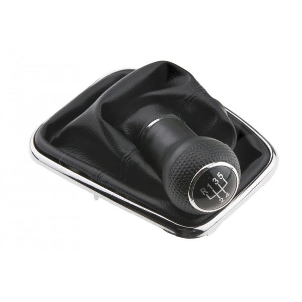 ΠΟΜΟΛΟ ΤΑΧΥΤΗΤΩΝ ΜΑΡΚΕ ΓΙΑ VW BORA 98>05/GOLF IV 98>05 ΜΕ ΕΝΔΕΙΞΗ 5 ΤΑΧΥΤΗΤΩΝ ΚΑΙ ΦΟΥΣΚΑ ΜΑΥΡΗ NTY Πόμολα και Φούσκες Ταχυτήτων