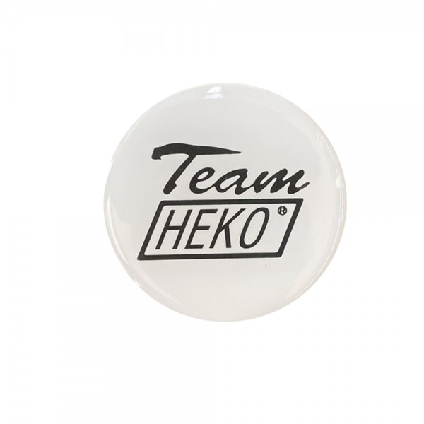 HEKO ΑΥΤΟΚΟΛΛΗΤΑ ΖΑΝΤΩΝ 6,7 cm ΛΕΥΚΟ/ΜΑΥΡΟ ΣΜΑΛΤΟΥ - 4 ΤΕΜ. Αυτοκόλλητα Σήματα Ζαντών