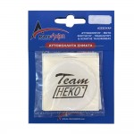 HEKO ΑΥΤΟΚΟΛΛΗΤΑ ΖΑΝΤΩΝ 6,7 cm ΛΕΥΚΟ/ΜΑΥΡΟ ΣΜΑΛΤΟΥ - 4 ΤΕΜ. Αυτοκόλλητα Σήματα Ζαντών