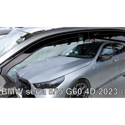 ΑΝΕΜΟΘΡΑΥΣΤΕΣ ΓΙΑ BMW ΣΕΙΡΑ 5/i5 G60 4D 2023+ ΣΕΤ ΑΥΤΟΚΙΝΗΤΟΥ ΑΠΟ ΕΥΚΑΜΠΤΟ ΦΙΜΕ ΠΛΑΣΤΙΚΟ HEKO - 4 ΤΕΜ ΑΝΕΜΟΘΡΑΥΣΤΕΣ