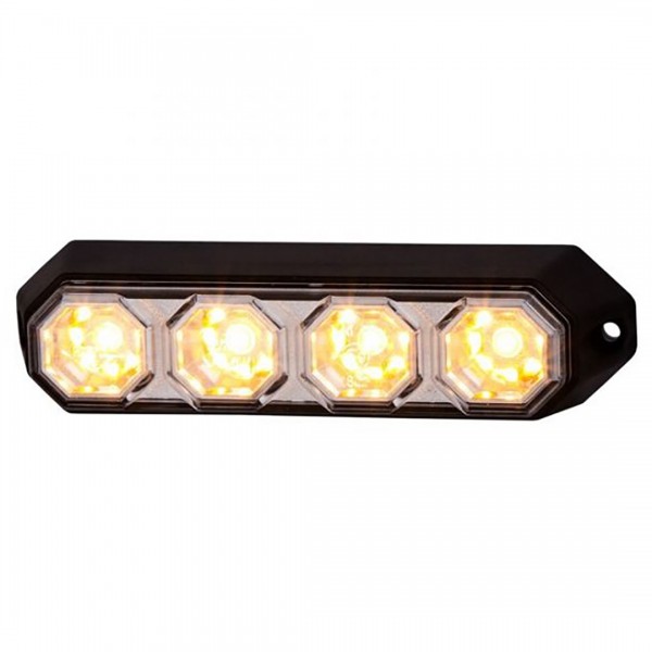 ΦΩΣ ΠΡΟΕΙΔΟΠΟΙΗΣΗΣ 12/24V HOR78 6W 4LED 143x35mm ΠΟΡΤΟΚΑΛΙ Διάφορα Φώτα