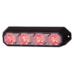 ΦΩΣ ΠΡΟΕΙΔΟΠΟΙΗΣΗΣ 12/24V HOR78 6W 4LED 143x35mm ΚΟΚΚΙΝΟ Διάφορα Φώτα