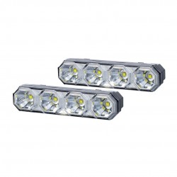 DRL HOR78 12/24V ΠΡΟΣΘΕΤΟ DAYTIME ΔΙΕΘΝΗ ΜΕ 4LED 6W 120,5x36,8mm ΜΑΥΡΟ 2ΤΕΜ Διεθνή Φώτα Ημέρας (DRL)