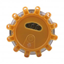 ΦΩΣ ΑΣΦΑΛΕΙΑΣ ΕΚΤΑΚΤΗΣ ΑΝΑΓΚΗΣ 100x100x35mm ΜΕ 15LED (3 ΛΕΥΚΟ +12 ΠΟΡΤΟΚΑΛΙ)  5 ΧΡΗΣΕΩΝ 1ΤΕΜ. M-TECH Φαρμακεία Τρίγωνα Διάσωση