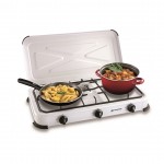 ΕΣΤΙΑ ΥΓΡΑΕΡΙΟΥ ΜΕ ΚΑΠΑΚΙ ΤΡΙΠΛΗ ΕΠΙΤΡΑΠΕΖΙΑ ΜΕ ΣΧΑΡΑ 1,4kw-1,2 kw-0,85 kw/ 580x90x330cm KEMPER Συσκευές Μαγειρικής και Σκεύη Εστίασης