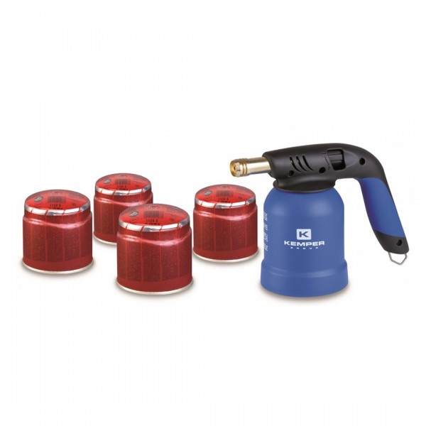 ΦΛΟΓΙΣΤΡΟ TORNADO KE2018 ΜΕ 4 ΓΚΑΖΑΚΙΑ 1120S2 KEMPER Γκαζάκια, Καμινέτα και Φιάλες Υγραερίου