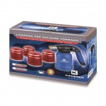 ΦΛΟΓΙΣΤΡΟ TORNADO KE2018 ΜΕ 4 ΓΚΑΖΑΚΙΑ 1120S2 KEMPER Γκαζάκια, Καμινέτα και Φιάλες Υγραερίου