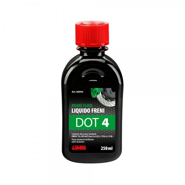 ΥΓΡΟ ΦΡΕΝΩΝ DOT 4 - FMVSS 116 / ISO 4925 CLASS 4 / SAE J-1704 250ml LAMPA  - 1 ΤΕΜ. Χημικά Επισκευής