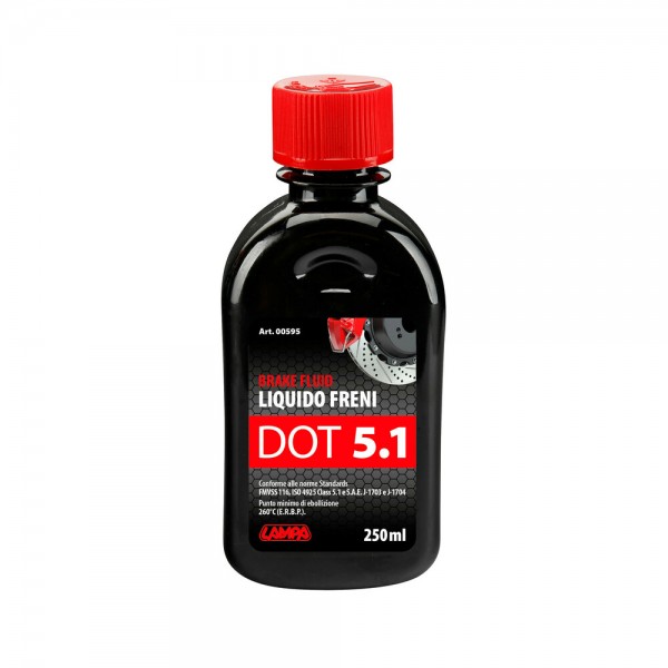 ΥΓΡΟ ΦΡΕΝΩΝ DOT 5.1 - FMVSS 116 / ISO 4925 CLASS 5.1 / SAE J-1704 250ml LAMPA  - 1 ΤΕΜ. Χημικά Επισκευής