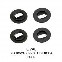 VOLKSWAGEN/SEAT/SKODA/FORD ΚΟΥΜΠΩΜΑΤΑ ΚΛΙΠΣ ΓΙΑ ΠΑΤΑΚΙΑ (ΟΒΑΛ) - 4 ΤΕΜ. Αξεσουάρ για Πατάκια
