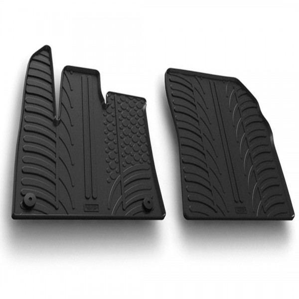 ΜΑΡΚΕ ΠΑΤΑΚΙΑ ΣΕ ΣΚΑΦΗ ΛΑΣΤΙΧΟ ΓΙΑ CITROEN BERLINGO VAN 06/2018+ / OPEL COMBO CARGO 09/2018+ / PEUGEOT PARTNER 09/2018+ SUMISURA ΣΕ ΜΑΥΡΟ ΧΡΩΜΑ ME ΚΟΥΜΠΩΜΑΤΑ LAMPA - 2 ΤΕΜ. Peugeot