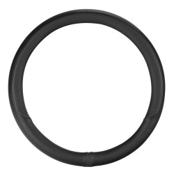 ΚΑΛΥΜΜΑ ΤΙΜΟΝΙΟΥ NOBLE (M) 37/39cm ΜΑΥΡΟ ΟΙΚΟΛΟΓΙΚΟ ΔΕΡΜΑ ΑΟΣΜΟ (ΠΑΧΟΣ 8,2cm) LAMPA Διάμετρος 37-39 cm