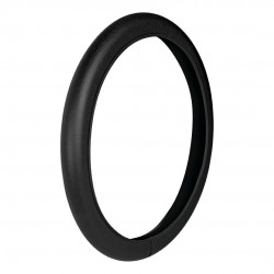 ΚΑΛΥΜΜΑ ΤΙΜΟΝΙΟΥ SKIN-COVER ΔΕΡΜΑΤΙΝΟ 35/37cm (S) ΜΑΥΡΟ ΕΛΑΣΤΙΚΟ 2mm ΠΑΧΟΣ Διαμετρος 35-37 cm