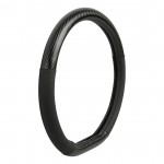 ΚΑΛΥΜΜΑ ΤΙΜΟΝΙΟΥ LE MANS (S) 35/37cm ΔΕΡΜΑΤΙΝΗ ΜΑΥΡΟ/CARBON ΑΟΣΜΟ ECO-FRIENDLY (ΚΟΦΤΟ ΤΙΜΟΝΙ) Διαμετρος 35-37 cm