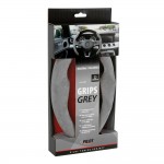 ΠΡΟΣΤΑΤΕΥΤΙΚΑ ΚΑΛΥΜΜΑΤΑ ΤΙΜΟΝΙΟΥ MICROFIBRA ΓΚΡΙ ΧΡΩΜΑ GRIPS LAMPA -  2 Τεμ. Αξεσουάρ Τιμονιού