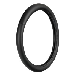 ΚΑΛΥΜΜΑ ΤΙΜΟΝΙΟΥ 30-34CM ΔΕΡΜΑ SKEENTEX ΜΑΥΡΟ CLASSIC PREMIUM GRAN PREE LAMPA - 1 ΤΕΜ. Διαμετρος 33-35 cm