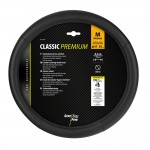 ΚΑΛΥΜΜΑ ΤΙΜΟΝΙΟΥ 37-39CM ΔΕΡΜΑ SKEENTEX ΜΑΥΡΟ CLASSIC PREMIUM GRAN PREE LAMPA - 1 ΤΕΜ. Διάμετρος 37-39 cm