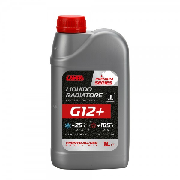 ΑΝΤΙΨΥΚΤΙΚΟ ΥΓΡΟ/ΠΑΡΑΦΛΟΥ PREMIUM SERIES G12+ ΚΟΚΚΙΝΟ -25°C>+105°C 1L 1ΤΕΜ Χημικά Βελτίωσης