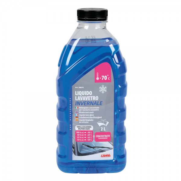 ΥΓΡΟ ΥΑΛΟΚΑΘΑΡΙΣΤΗΡΩΝ SCREEN-WASH INVERNALE -70°C 2000ml LAMPA - 1 ΤΕΜ. Υγρά υαλοκαθαριστήρων